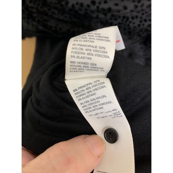 COPPER & BLACK by FAT FACE Burn Out Black LEXI DEVORE Party Dress Sz 8 NWT - Picture 14 of 14